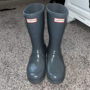 Dark Gray Hunter Rainboots